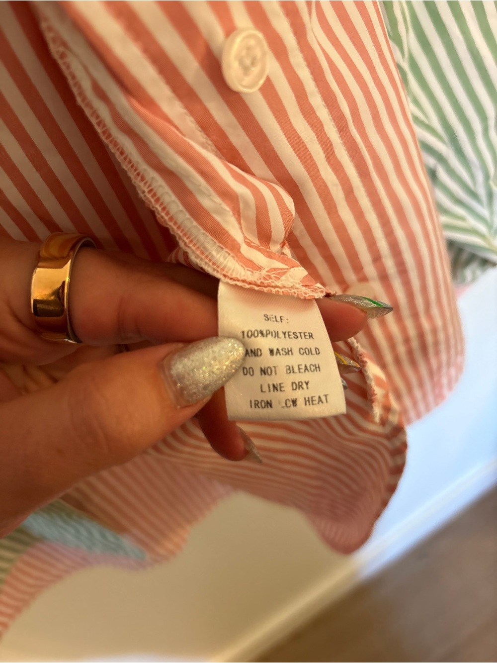 Colorful Striped Button Up - Picture 3 of 4